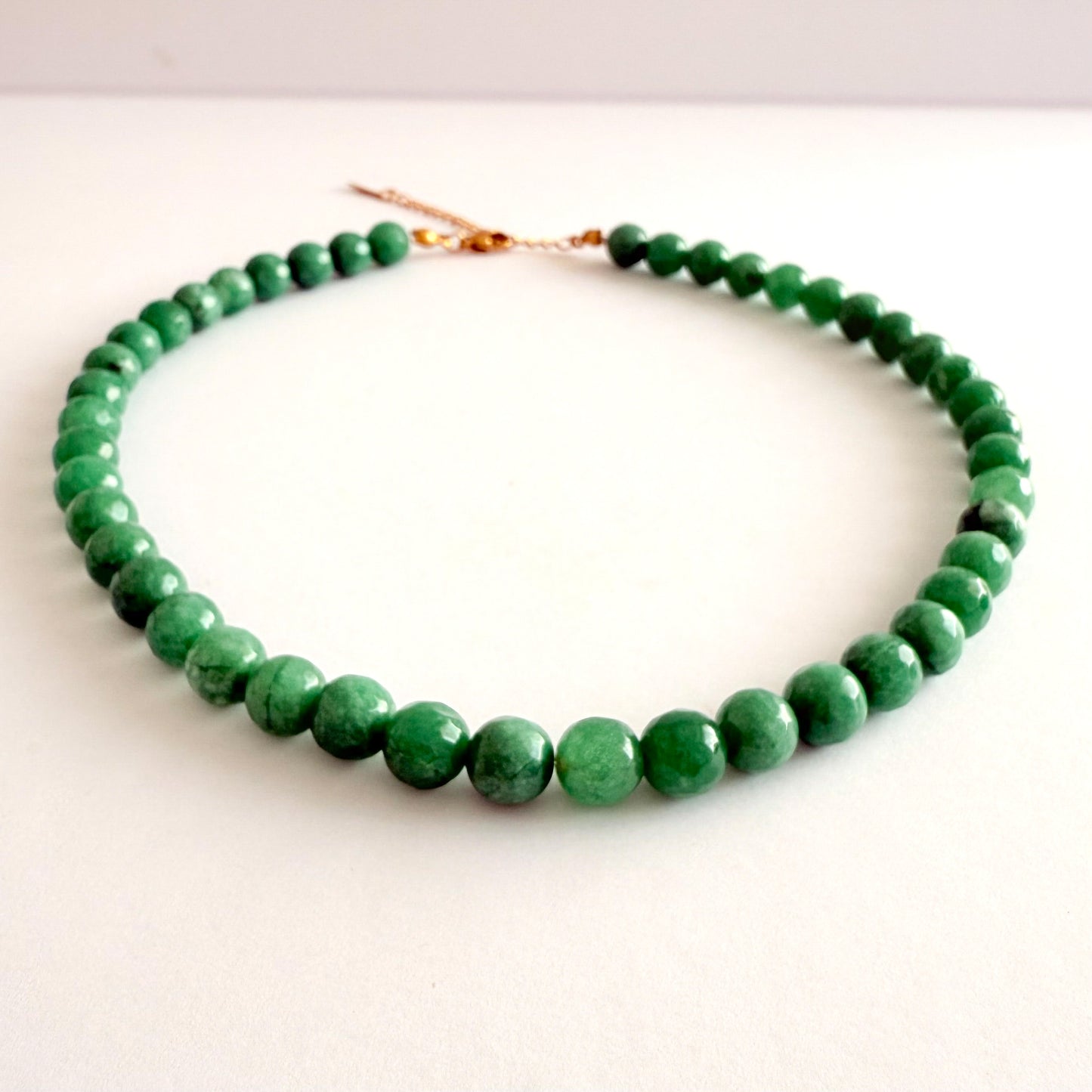Colar Pedra Jade Verde