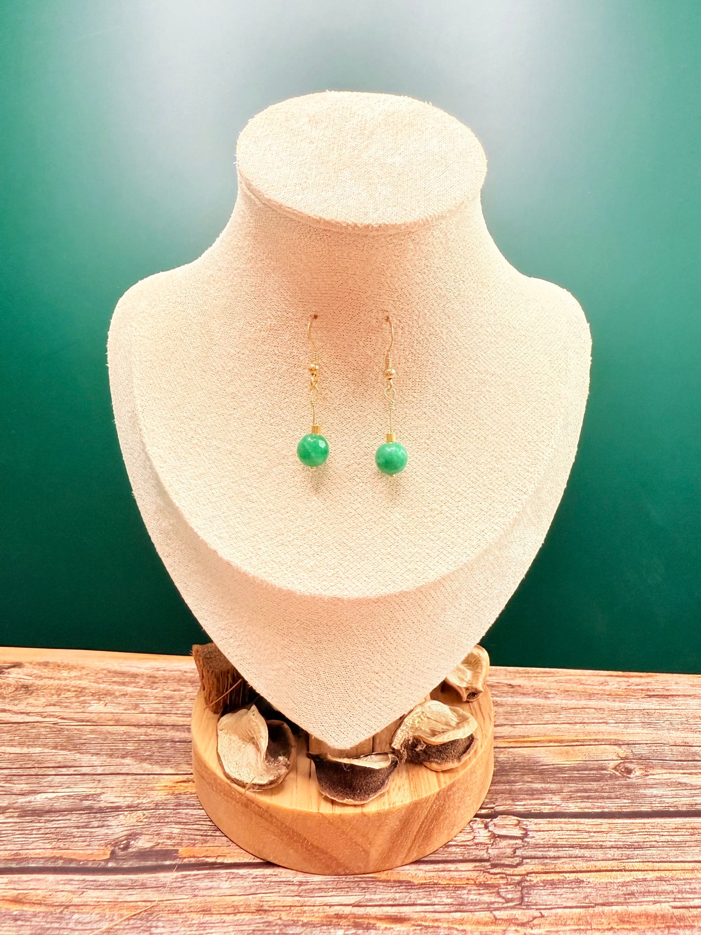 Brincos Pedra Jade Verde – Serenidade, Sorte e Proteção | RÖCCA Signature