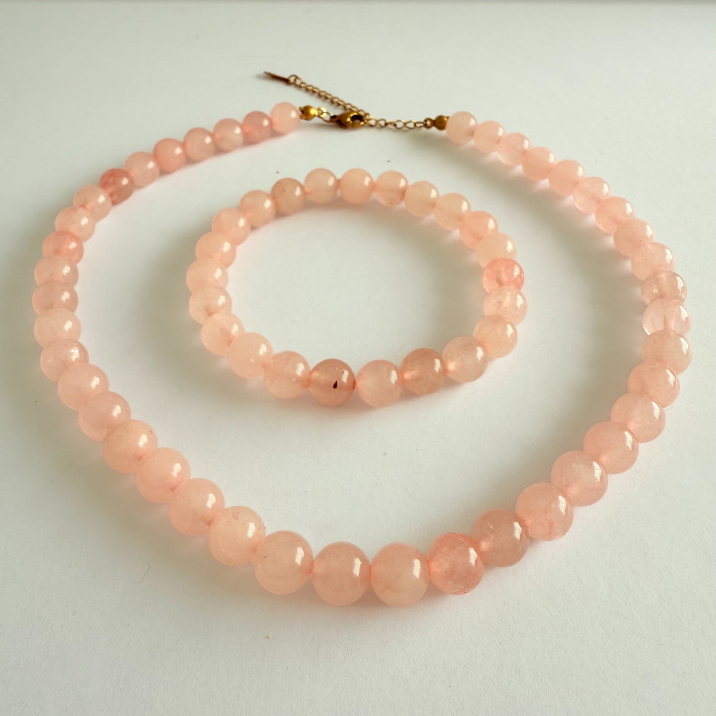 Matching Set Quartzo Rosa