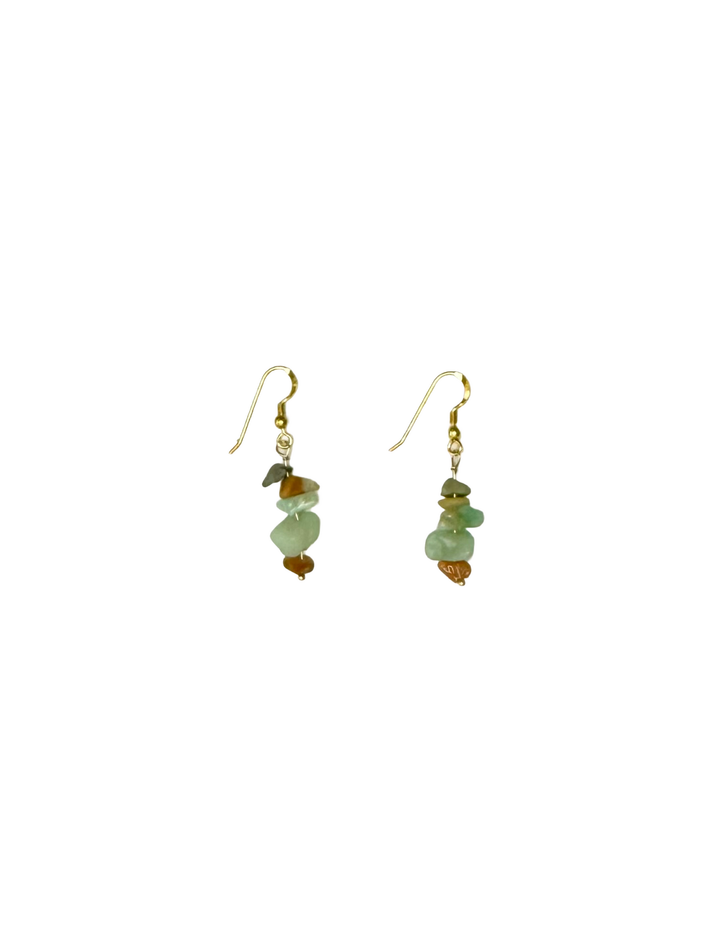 Brincos Pedra Amazonite – Calma, Comunicação e Prosperidade | RÖCCA Signature