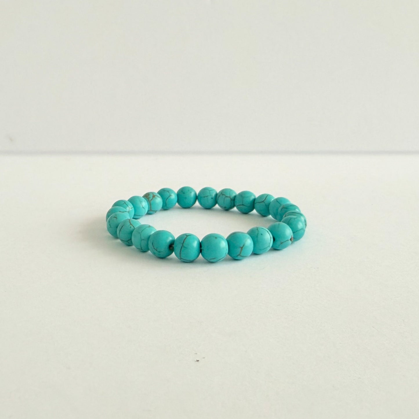 Pulseira Pedra howlita Azul