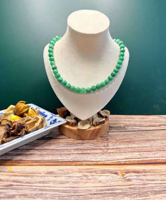 Colar Pedra Jade Verde – Serenidade, Sorte e Proteção | RÖCCA Signature