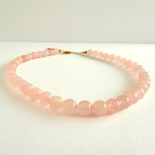 Colar Quartzo Rosa