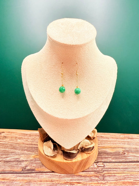 Brincos Pedra Jade Verde – Serenidade, Sorte e Proteção | RÖCCA Signature