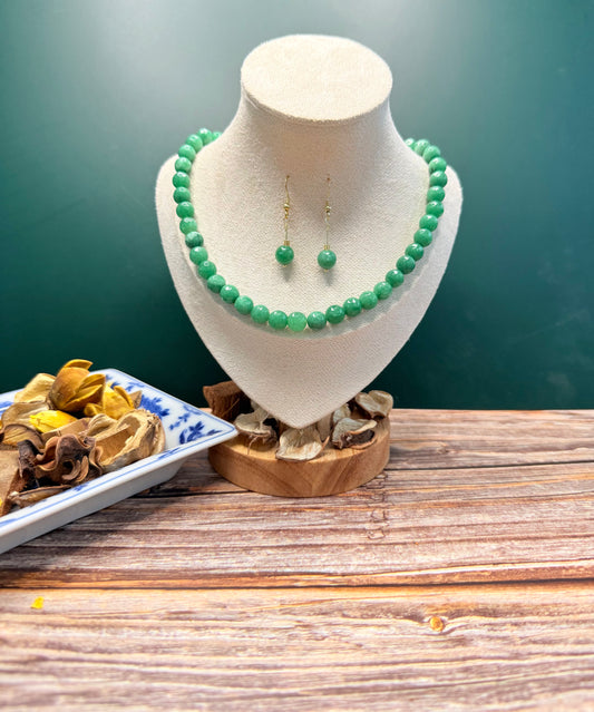 Signature Set - Pedra Jade Verde – Serenidade, Sorte e Proteção