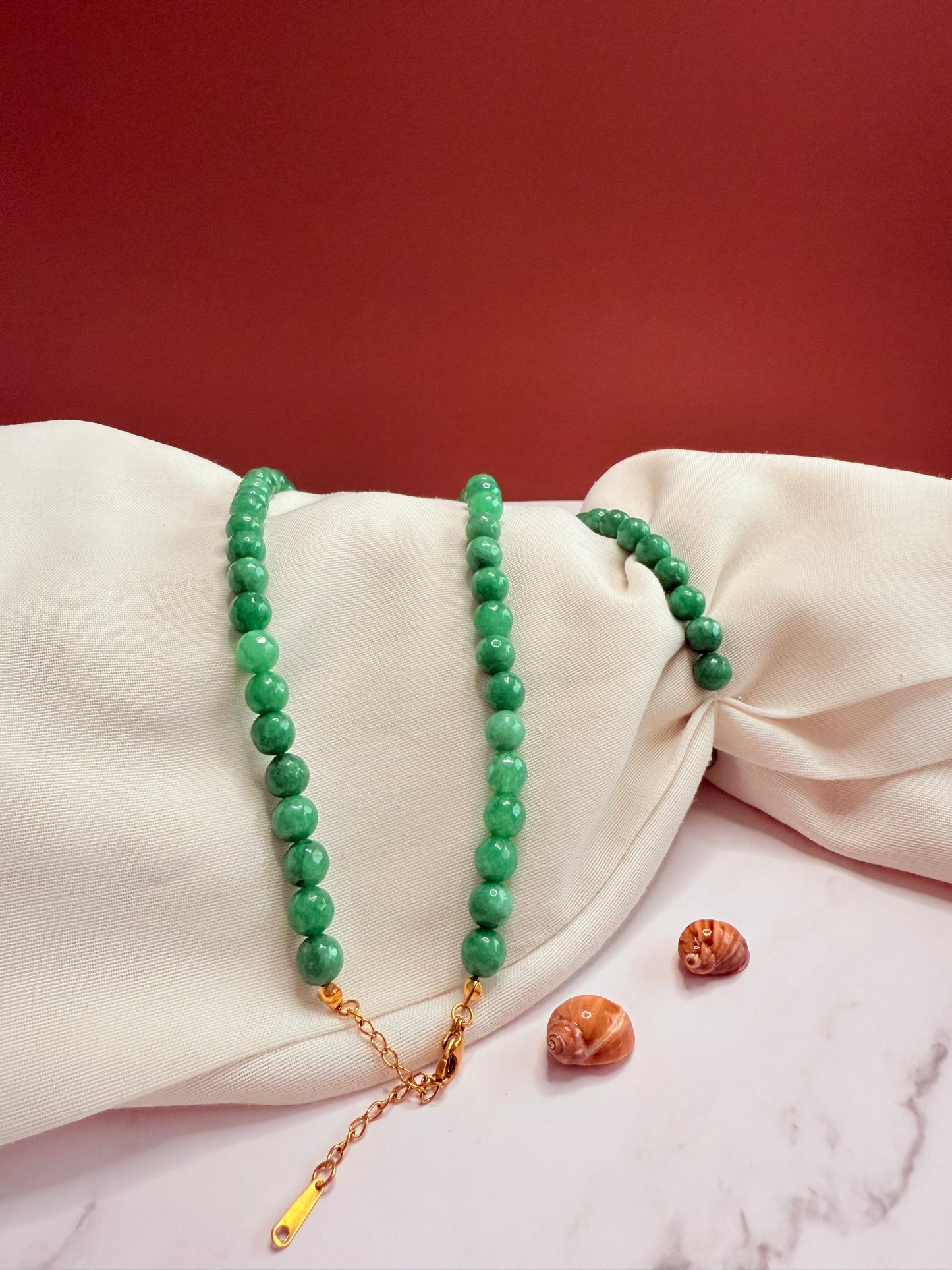 Matching Set Pedra Jade Verde