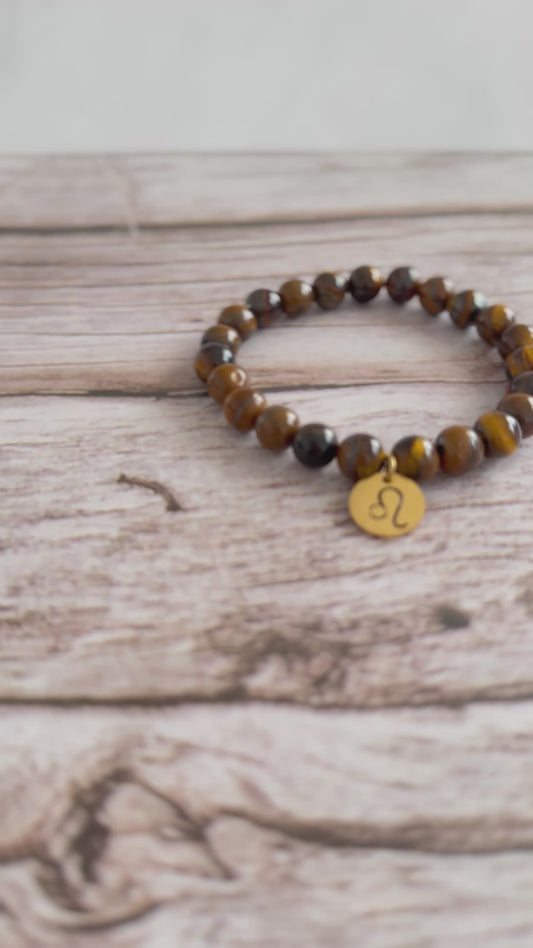 Edição Limitada - Pulseira Signo Leão - Coragem, Proteção e Força Interior